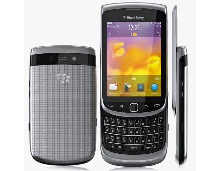 New HP BLACKBERRY TORCH2 9810 (Silver & White)