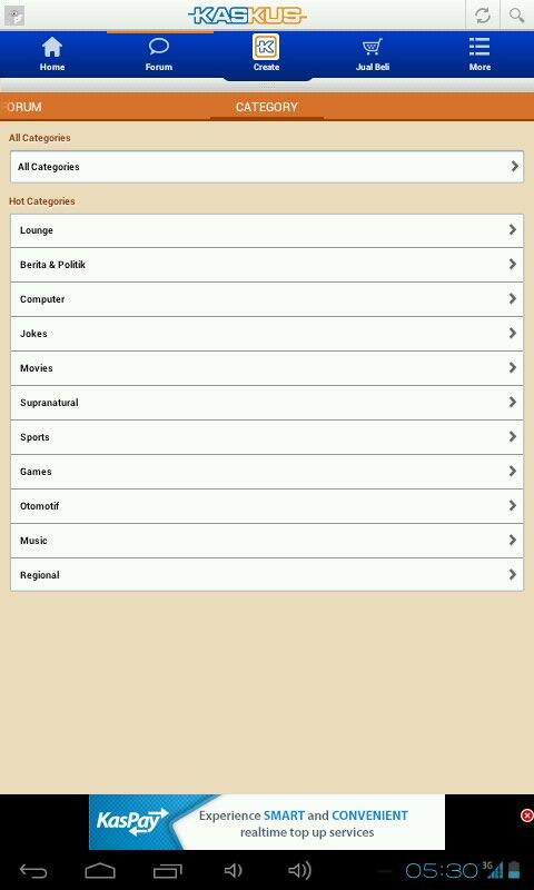 Ini dia Kaskus for Android :selamat