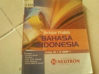 Buku Bahasa Indonesia (LBB Neutron) untuk kelas 9 SMP