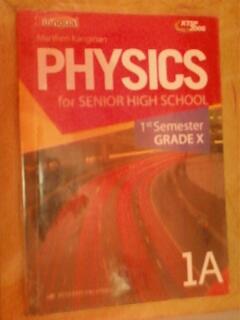 Buku Fisika bilingual kelas 10 SMA semester 1