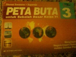 Peta Buta (Dunia) untuk kelas 6 SD