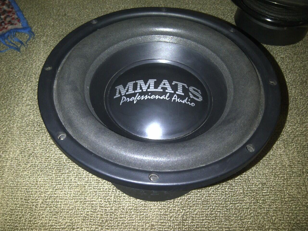 SUB; Crescendo etude 2.12 & MMATS Pro 10"