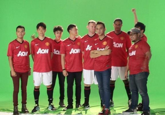 Nidji Syuting Video Clip Bersama Pemain Manchester United