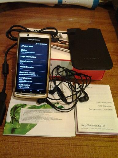 sony xperia arcS LT18i