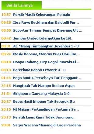 &#91;diIndonesia&#93; yang ngalahin juventus ternyata bukan milan