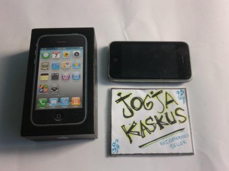 jual iphone 3gs Fu/8GB/fulset/jogja/yogya
