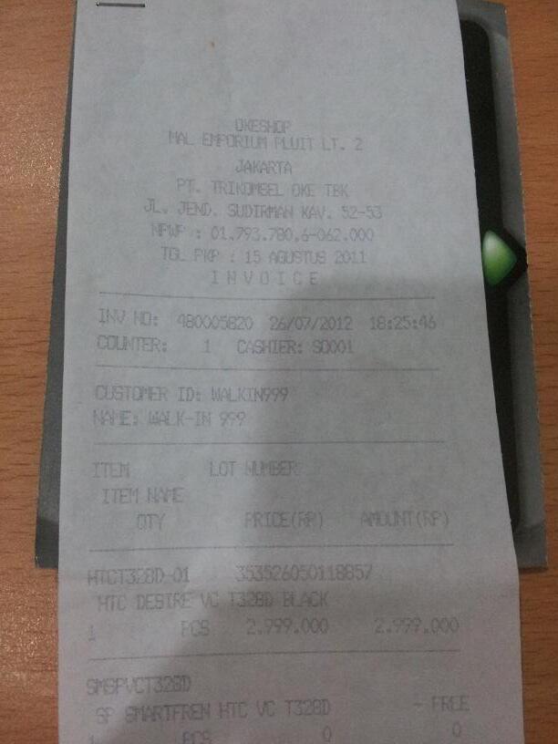 DI jual HTC Desire VC second