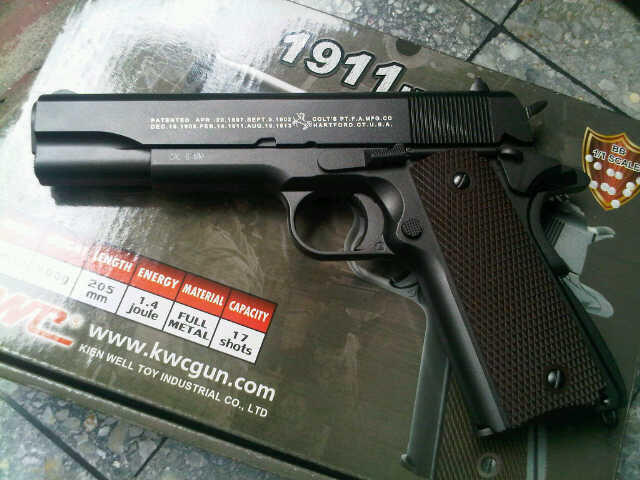 wtb GBB m1911 co2 KWC marking 2nd..bandung