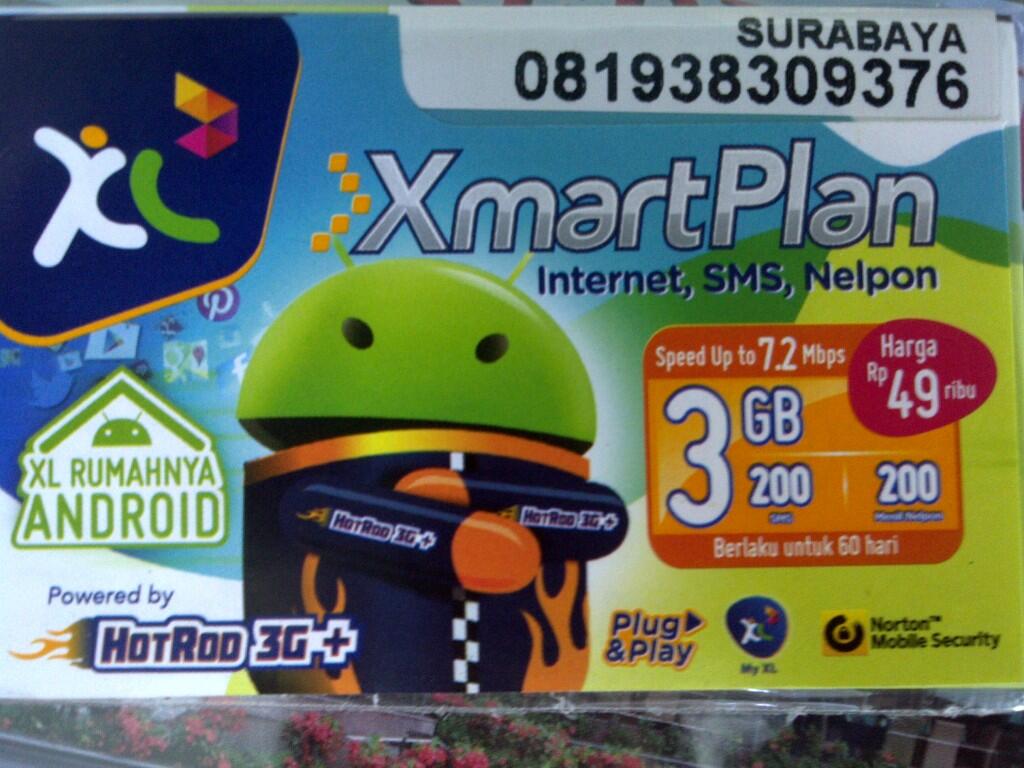 Promo XL Xmart Plan 3GB Cuman 45K