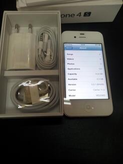 Iphone 4s White 16Gb Garansi Resmi Indonesia