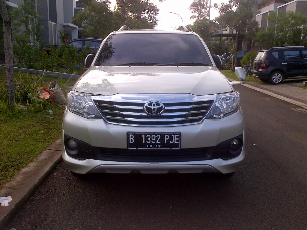 dijual toyota grand new fortuner TRD diesel 2012