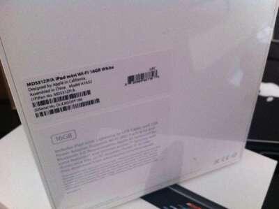 IPad Mini Wifi 16GB White Putih BNIB