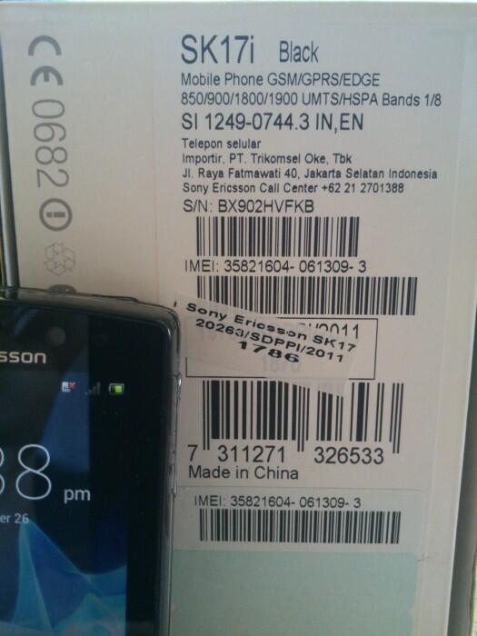 Xperia Mini Pro (Sk17i)