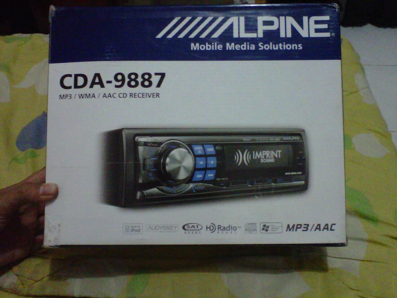 WTS : ALPINE CDA 9887 <<<KONDISI ISTIMEWA>>>