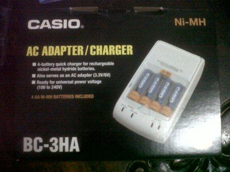 Jual Charger Batre Merk Casio bisa berfungsi adaptor charger Gadget Casio juga
