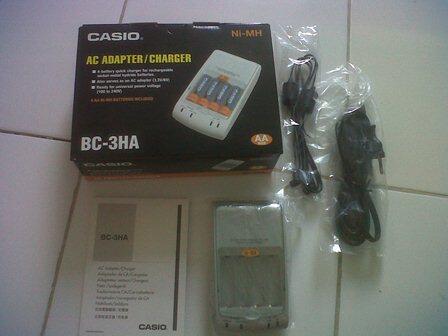 Jual Charger Batre Merk Casio bisa berfungsi adaptor charger Gadget Casio juga