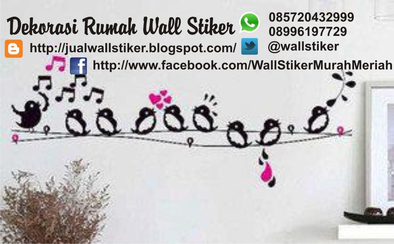 jual wall sticker stiker dinding termurah harga glosir wall sticker ...