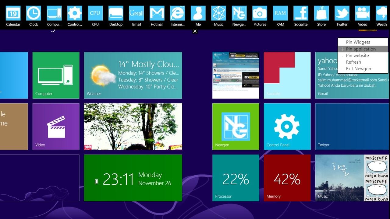 Penampakan Windows 8 di Laptop Ane