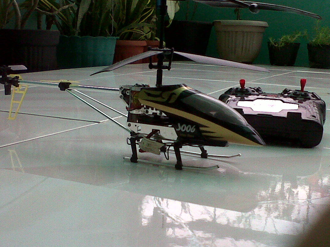 Helikopter SKYTECH Syma S006 3-channel RC GYRO Helicopter--Alloy-Shark