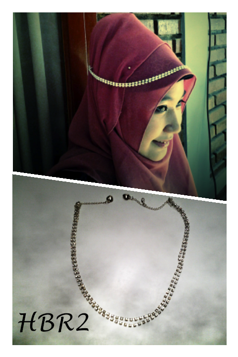 ASESORIS HIJAB : BROS & HEADBAND KRISTAL MEWAH
