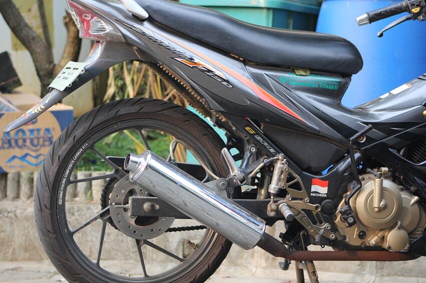 Jual>Suzuki Satria FU Hitam Abu-Abu 2008 Tang-Sel