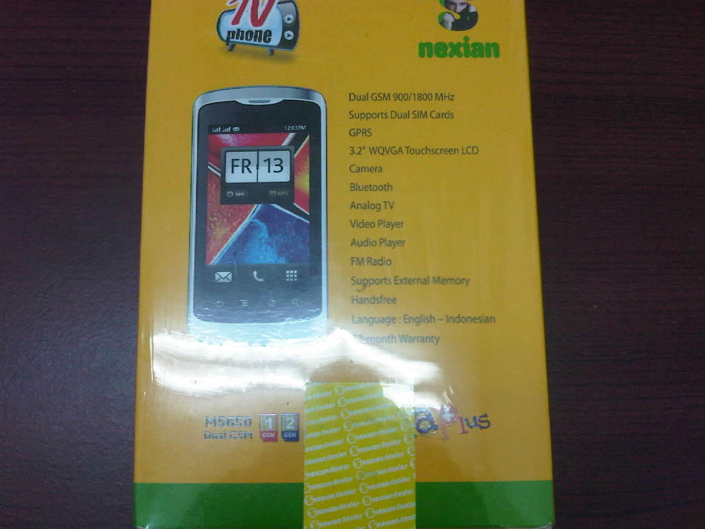 HP nexian M5650 dual Simcard GSM, touch screen, analog TV murahhh