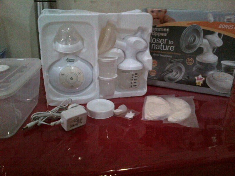 DIJUAL Tommee Tippee Breast pump electric, msh muluuuuuss, msh garansi