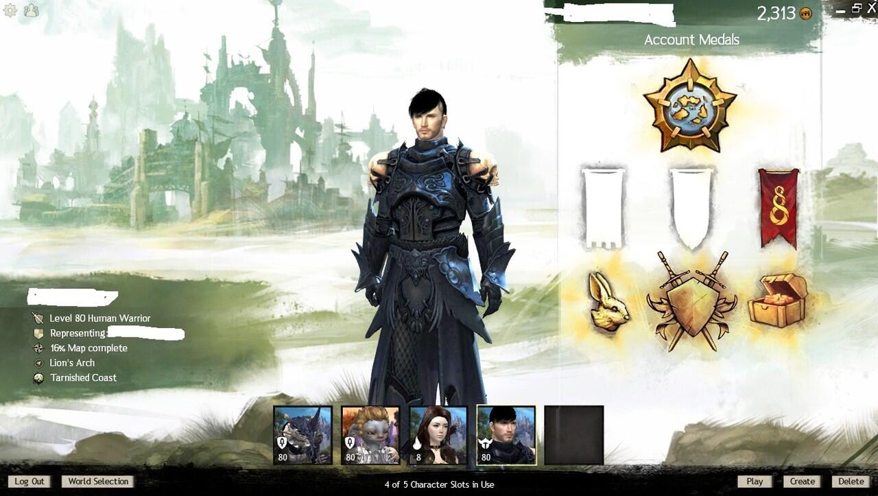 WTS ID Guild Wars 2 Deluxe, 3 lvl 80 + Legendary Hammer "The Juggernaut"