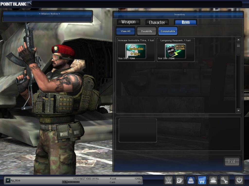Char PB / Point Blank Mayor 1 Grade 4 BANDUNG COD ONLY