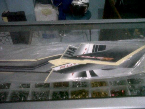 jual list striping nouvo z tahun 2007 warna silver hitam