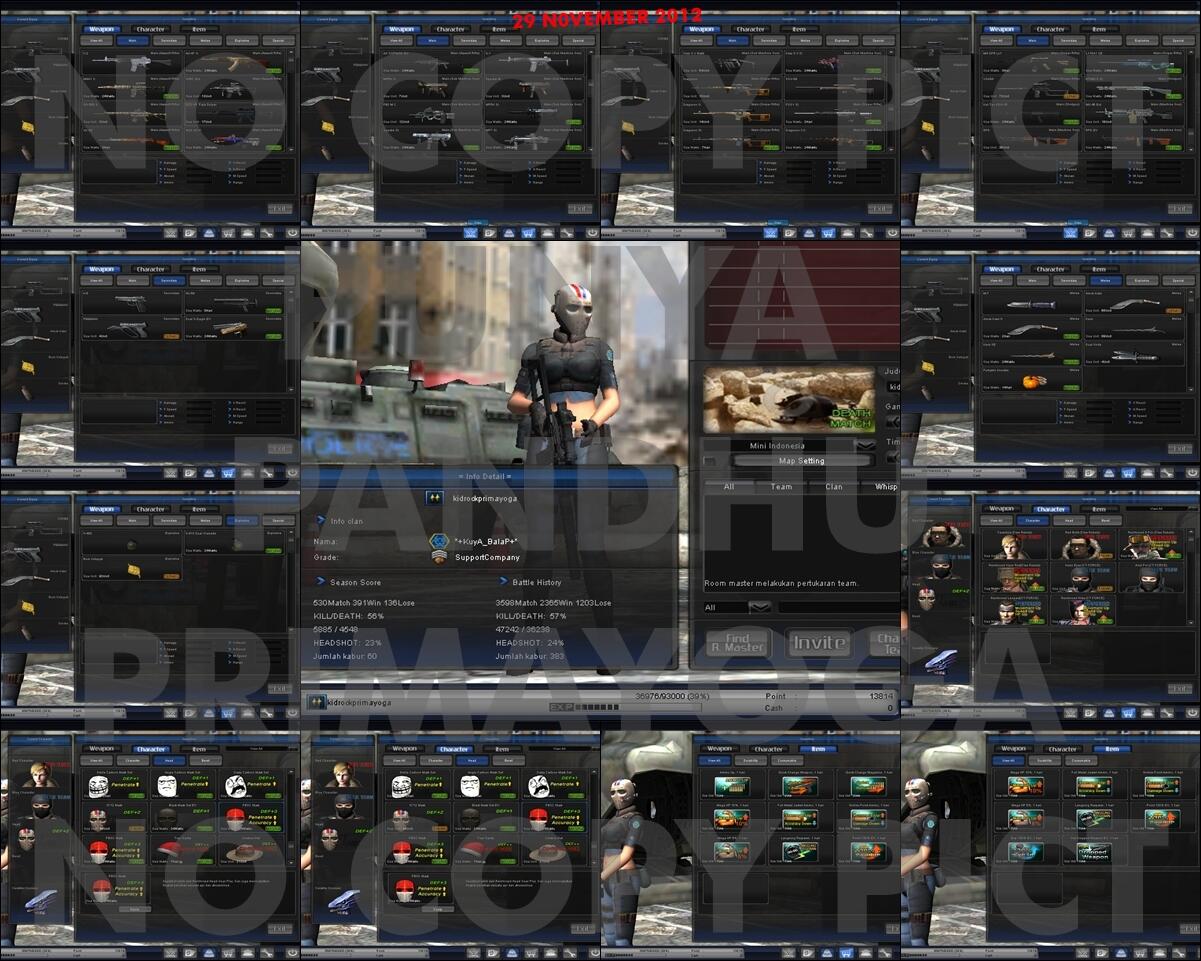 COBA JUAL CHAR POINTBLANK ASLI NO TIPU! 1st Lt GRADE 5