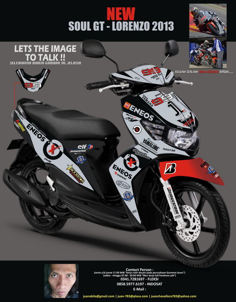Stripping motor desainnya suka-suka