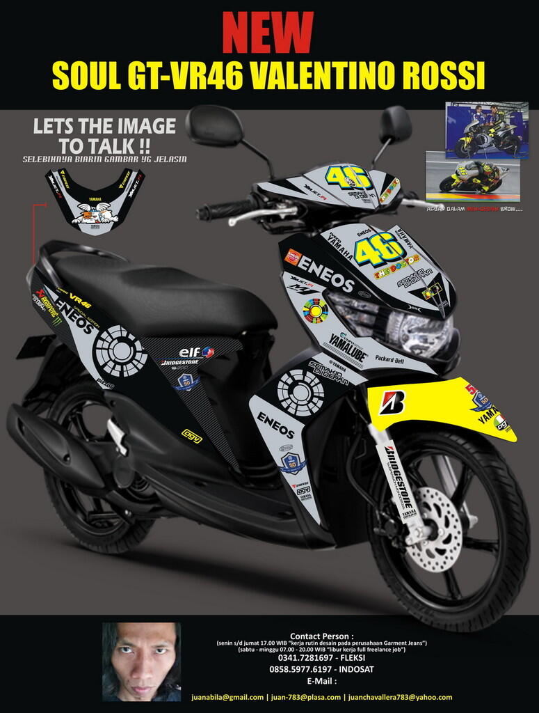 Stripping motor desainnya suka-suka
