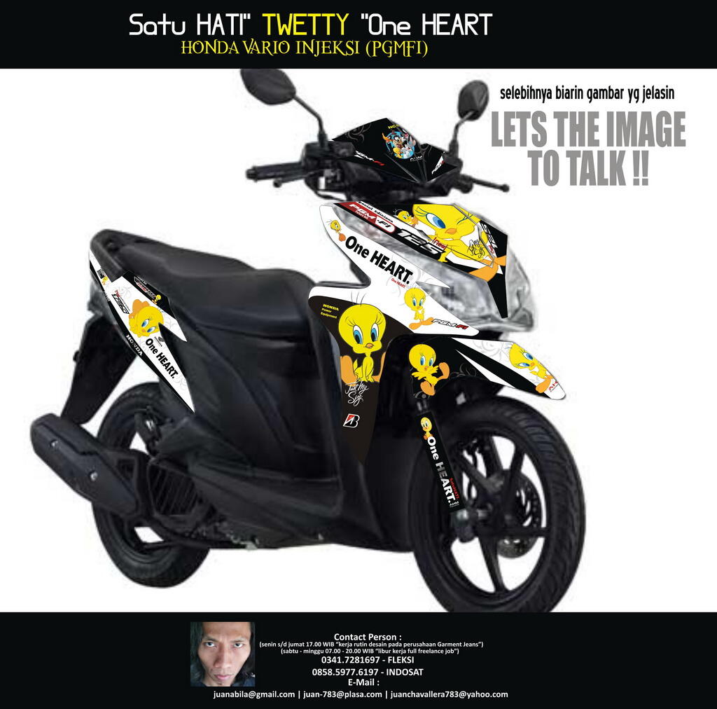 STRIPPING MOTOR DESAIN SUKA SUKA v