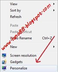Cara Mengganti/Merubah Jenis Font Windows 7