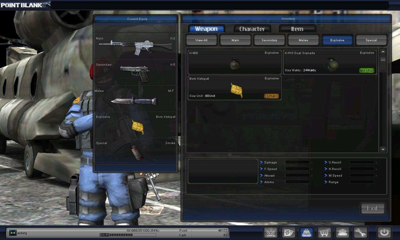 J>ID CHAR GAME POINT BLANK PANGKAT LETKOL KUTIP 1... JUAL CEPAT! MURAH! BSA NEGO!