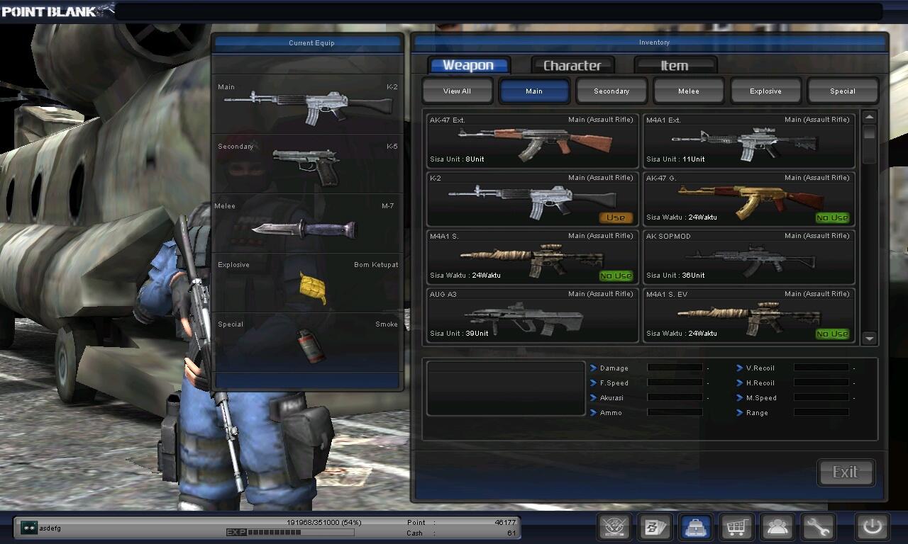 J>ID CHAR GAME POINT BLANK PANGKAT LETKOL KUTIP 1... JUAL CEPAT! MURAH! BSA NEGO!