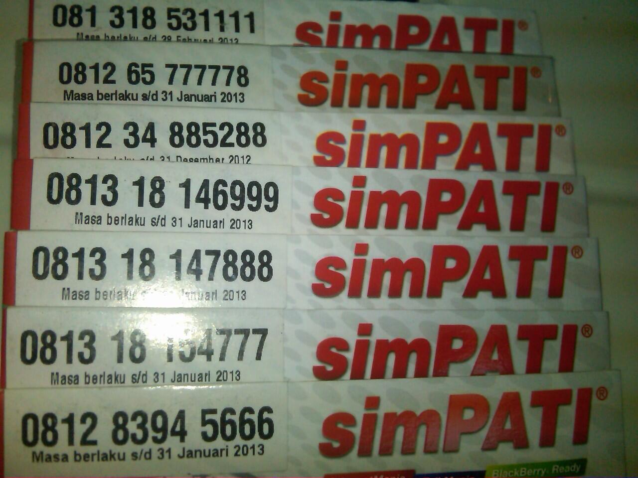 NOMOR CANTIK TANGERANG XL,SIMPATI,MENTARI 10 DIGIT