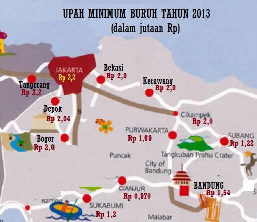 Ini Dia Daftar Upah Minimum 2013 di 15 Provinsi