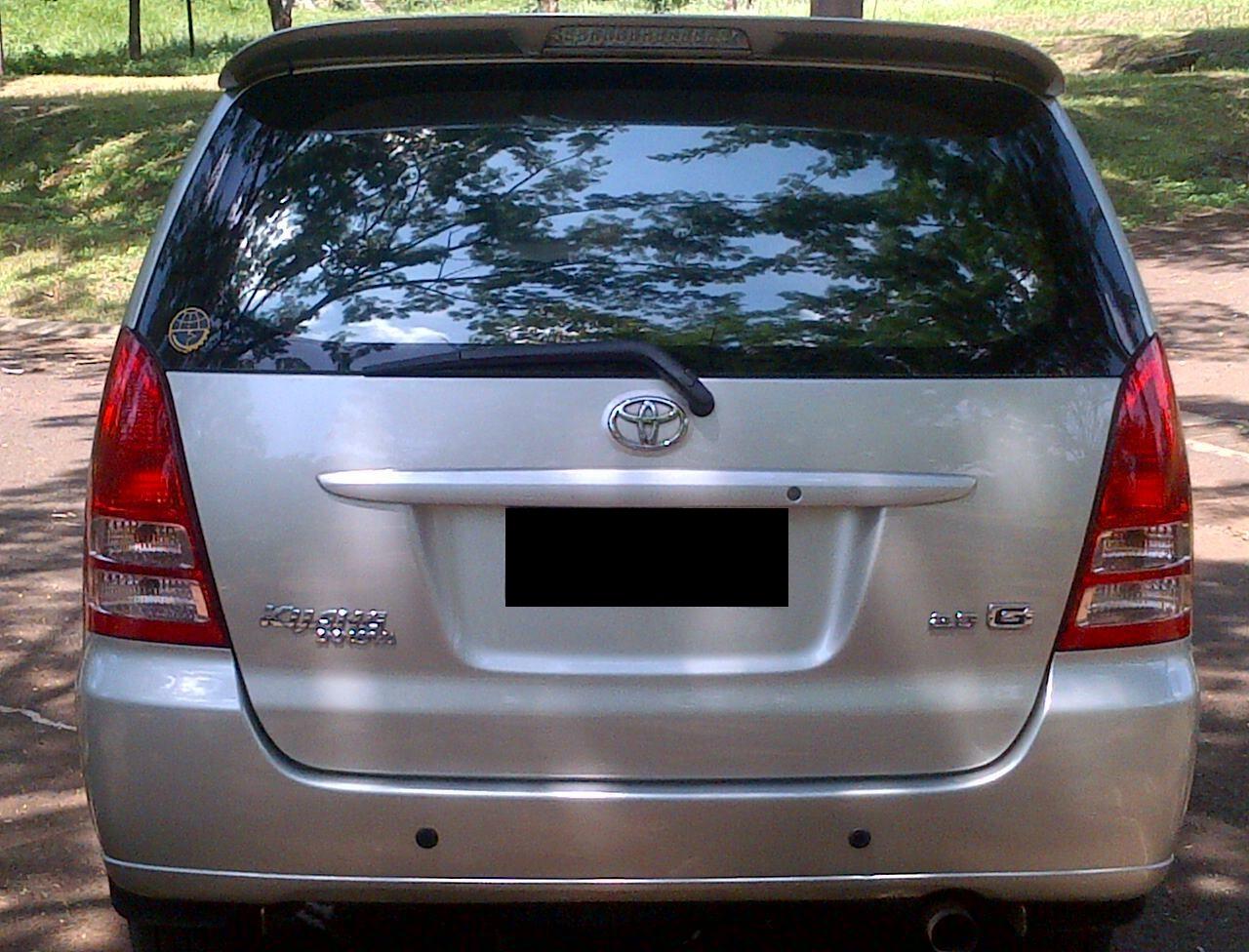 FOR SALE : TOYOTA KIJANG INNOVA G BENSIN AUTOMATIC 2008