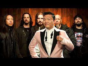 Dampak Gangnam Style Dream Theater pun rela featuring sama PSY