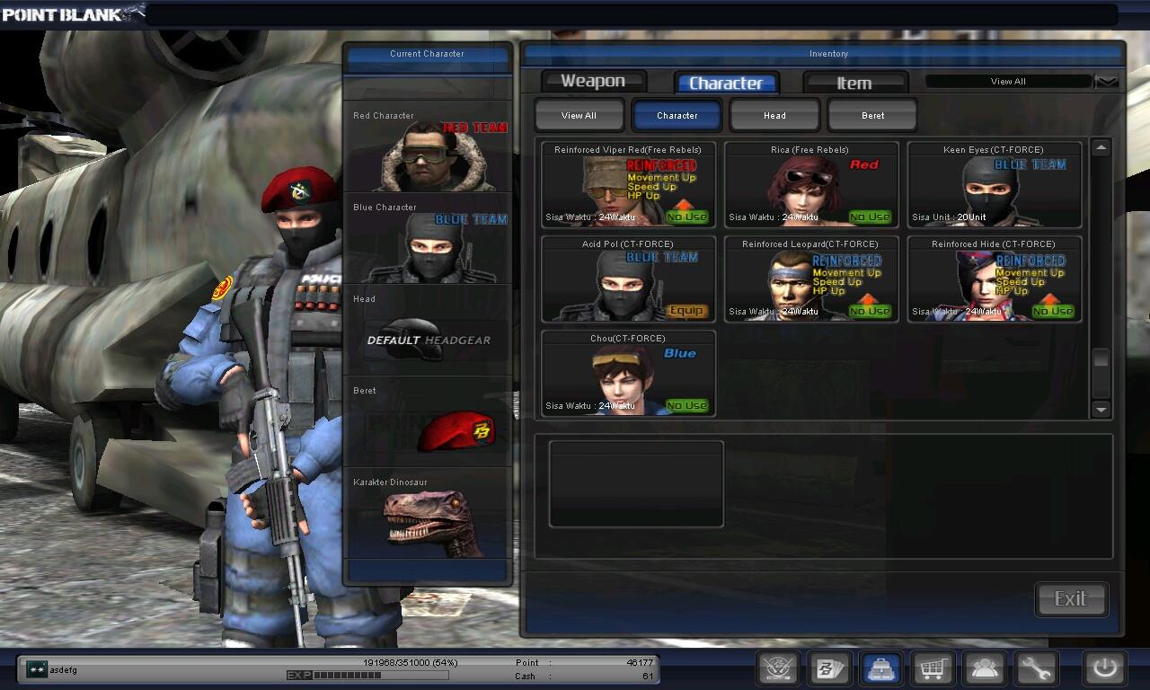J>ID CHAR GAME POINT BLANK PANGKAT LETKOL KUTIP 1... JUAL CEPAT! MURAH! BSA NEGO!