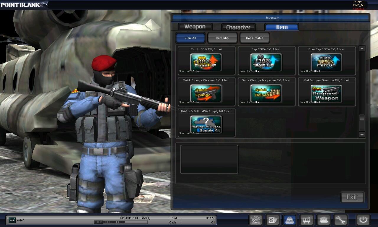 J>ID CHAR GAME POINT BLANK PANGKAT LETKOL KUTIP 1... JUAL CEPAT! MURAH! BSA NEGO!