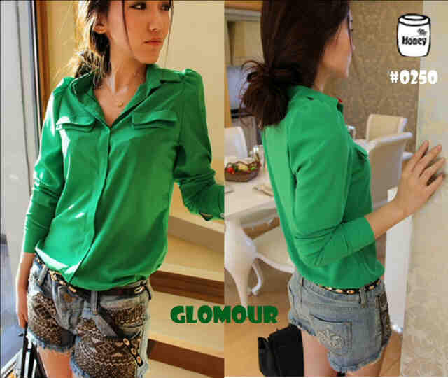 Green Glamour Blouse