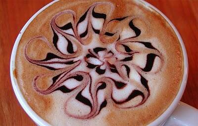 Kreasi seni pada kopi