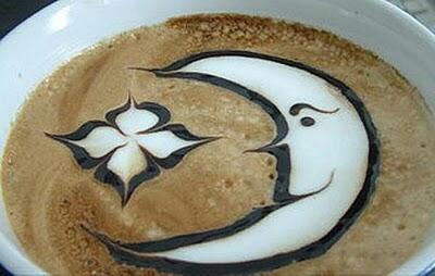 Kreasi seni pada kopi