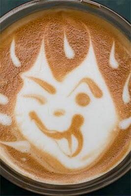Kreasi seni pada kopi