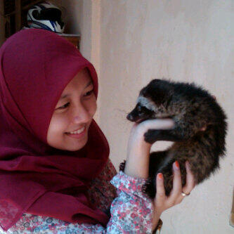 Musang Pandan ujung ekor PUTIH