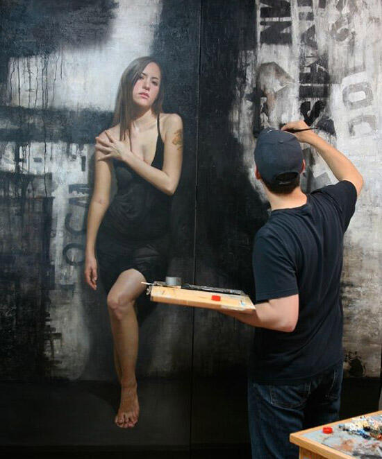 ini bukan foto tapi wall painting