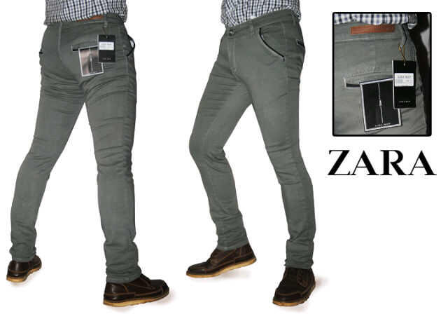 Terjual CELANA JEANS PRIA CELANA ZARA CHINO DAN JEANS 